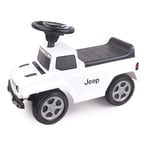 TURBO CHALLENGE - Jeep Gladiator Rubicon - Trotteur - 119664 - Roues Libres - Blanc - 25Kg Max - Plastique - Piles Non Incluses - Jouet Enfant - Cadeau - À Partir de 18 mois