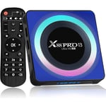 Android TV-box 13.0, 2023 senaste X88 Pro-13 Android TV-box 4 GB RAM 64 GB ROM Rk3528 Chipest 8k TV-box Stödjer Wifi6 2.4/5.8g Wifi Bt5.0 /3d /h.265 Andr