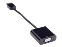 Black Box Video Adapter Dongle - HDMI Male to VGA Female with Audio - Videokort - HDMI hane till HD-15 (VGA), mini-phone stereo 3.5 mm, Mikro-USB typ B (endast ström) hona - 20.3 cm - stöd för 1080p
