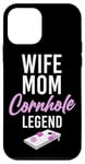 iPhone 12 mini Cornhole Team Bean Bag Player Champ Wife Mom Wife. Mom. Case