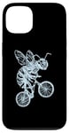 Coque pour iPhone 13 Bee Cycling Vélo Drôle Animal Cool Insecte Biker Ride Bike