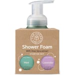 The Green Lab Co. Starter Set Shower Foam Mint & Lavendel 2x125ml