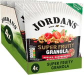 Jordans Granola Super Fruity | Breakfast Cereal | High Fibre | 4 PACKS of 500g