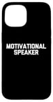 Coque pour iPhone 15 Enceinte motivante – Déclaration amusante sarcastique fantaisie cool