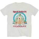 Iron Maiden Men's Powerslave Egypt Short Sleeve T-Shirt, Grey, Small