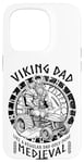 iPhone 15 Pro Funny Viking Dad Medieval Lawn Mower Lawnmower Father Figure Case