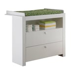 trendteam smart living 1553-630-01 Chambre Bébé Création Olivia Commode Table de Langer Blanc, LxHxP 96x102x77 cm