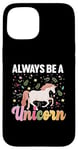 iPhone 15 Unicorn rainbow - I believe in unicorns Case