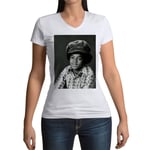 T-Shirt Femme Col V Michael Jackson Enfant Jackson 5 Chanteur Pop Star Celebrite