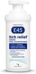 E45 Dermatological Itch Relief Cream, Moisturising Dual Action Treatment for ...