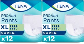 Tena Pants Super XL 12 pack X 2