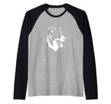 Border Collie Dog Dogs Border Collies Merch Raglan Baseball Tee