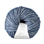 Garn Cotton Merino 50g blå