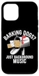 Coque pour iPhone 12/12 Pro Des chiens qui aboient ? Just Background Music Mail Carrier Postal Work