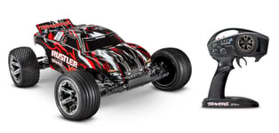 Traxxas 37076-74 Rustler VXL Brushless 1/10 Stadium Truck Rouge