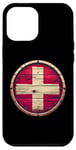 Coque pour iPhone 12 Pro Max Drapeau vintage de la Suisse vieilli Proud Swiss Patriot