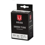 ONZA Tires Chambre à air ONZA 27.5x1.90-2.30 SA2 | Made in Europe 0.6 mm, Valve FV47mm, 50|57-584, 150g Adulte Unisexe, Noir, 27,5x2,10-2,30