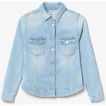 Veste enfant Le Temps des Cerises  Veste lilla en jeans bleu clair