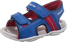 Geox Bébé Garçon B Sandal Agasim Boy Sandales, Royal/Navy, 20 EU