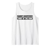 Rabbit Bunny - Wildlife Animal Chief Of The Farm Tank Top