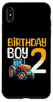 Coque pour iPhone XS Max Tracteur agricole pour 2e anniversaire garçon 2 ans