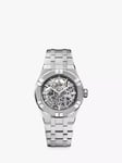 Maurice Lacroix AI6007-SS002-030-1 Men's Aikon Skeleton Automatic Bracelet Strap Watch, Silver