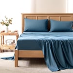 Comfort Spaces King Cooling Sheets, Moisture Wicking Coolmax Sheets, Soft, Colo