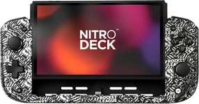 Nitro Deck - Professional Handheld Controller Deck With Zero Stick Drift For Nintendo Switch And Switch Oled (Rocket League Silver Edition)