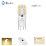 Thsinde - 10 ampoules led G9 3 w, équivalentes à des ampoules halogènes 33 w, blanc lumière du jour 6000 k, 800 lm, sans scintillement, non dimmable,