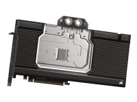 CORSAIR Hydro X Series iCUE LINK XG7 RGB - Video card GPU liquid cooling system waterblock - nickelpläterad kopparbas - svart