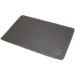 Mat for Cat Toilets PVC Square Gray 60 x 40 cm - Kissat - Kissan hiekkalaatikot - WC-tarvikkeet ja kissanhiekkalapiot - Nobby