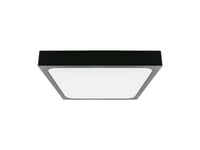 V-Tac Plafond Led-Taklampa Square 24W 42Cm Med Rörelsesensor V-Tac Black Vt-8624S Neutral