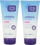 Clean & Clear Exfoliating Daily Wash 150 ml (Pack of 2)