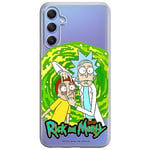 ERT GROUP Coque de téléphone Portable pour Samsung A34 5G Original et sous Licence Officielle Rick and Morty Motif Rick & Morty 007 adapté à la Forme du téléphone Portable, partiel imprimé