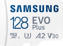 Carte Mémoire Microsd Evo Plus 128 Go Sdxc U3 Classe 10 A2 130 Mo/S Avec Adaptateur Version 2021 (Mb-Mc128Ka/Eu)