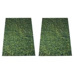 2pcs 5X7Ft(150X210cm) Nature Green Grass Backdrops Photography Wedding or2159