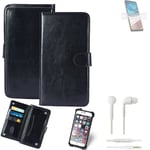 CASE FOR Motorola Moto G42 FAUX LEATHER + EARPHONES PROTECTION WALLET BOOK FLIP 