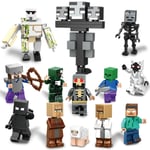 13 st Minecraft Assembly World Building Blocks Minifigures Leksaker - Perfet