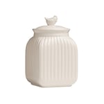 Premier Housewares Boîte à Farine pour Conservation en Dolomite Crème 20 x 12 x 12 cm