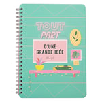 Mr.Wonderful WOA2212066FRZ0 Cahier petit format Tout part d’une grande idée Multicolore