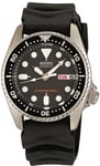 Seiko Diver's Automatic Black Dial Black Silicone Strap Men's Watch SKX013K1