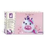 Janod - Coffret Licorne en Mini-Pompons à Créer - Les Ateliers Déco - Kit Loisir Créatif Enfant - Motricité Fine et Concentration - Dès 6 Ans, J07967