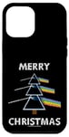 Coque pour iPhone 12 Pro Max Pink Floyd The Dark Side of the Moon Prism Sapin de Noël