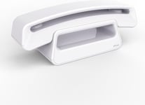 Epure Iconic Blanc- Téléphone Design sans Fil DECT Facile à Utiliser, Blocage des appels indésirables, Mains Libres