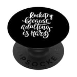 Rocketry: The Ultimate Escape from Adulting! PopSockets Adhesive PopGrip