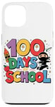 iPhone 13 100 Days of School Ninja Warrior Student Kid Teacher Martial Case