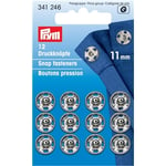 Prym tryckknappar 11 mm Silverfärgade