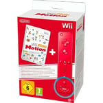 Jeu Wii Play Motion Avec Manette Rouge 