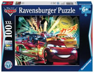 Ravensburger- Disney Neon Cars The Movie Voitures Puzzle, 10520 5, 100