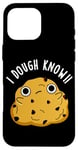 Coque pour iPhone 16 Pro Max Jeu de mots « I Dough Know Funny Food »